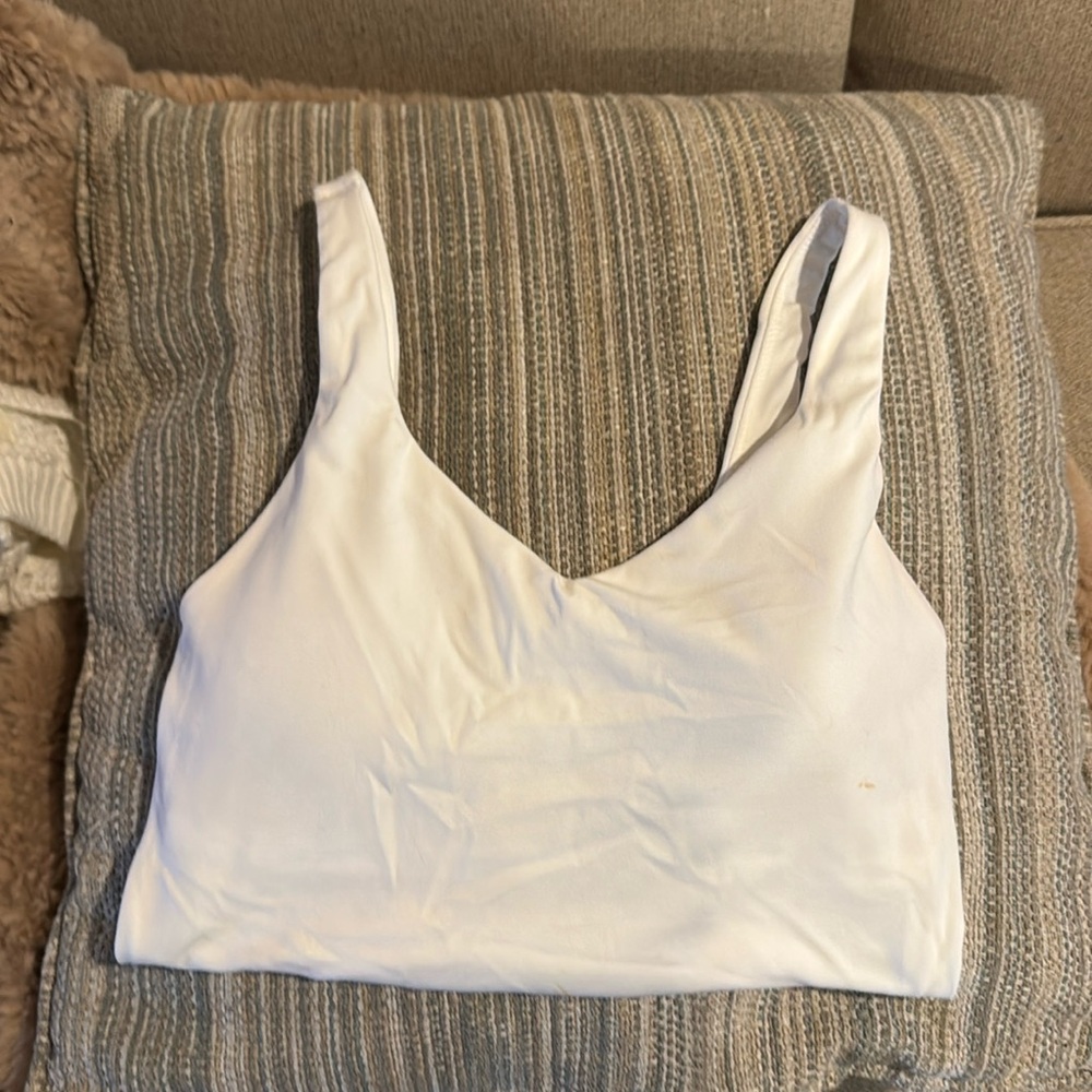 Aerie offline white active wear tank cropped